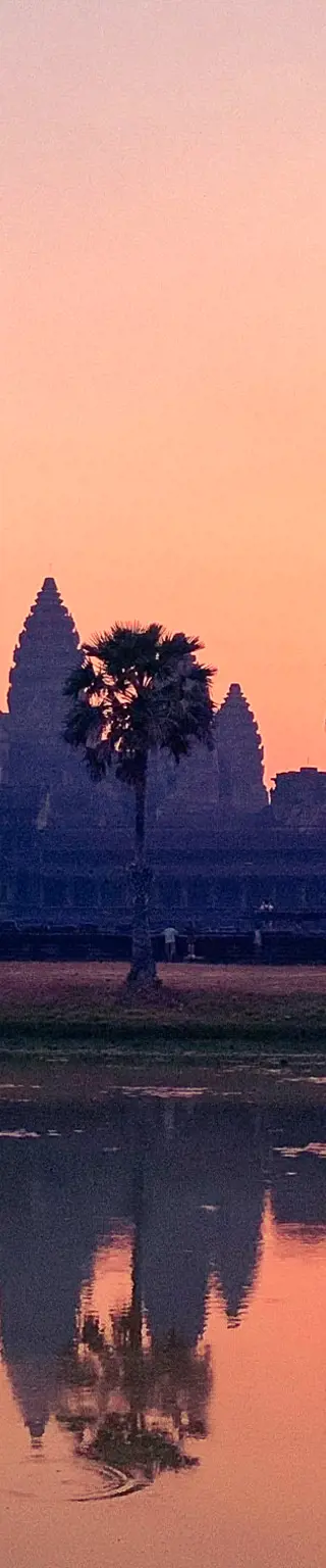 Den Sonnenaufgang bei den Tempeln von Angkor Wat erleben